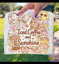 Iced coffee and sunshine