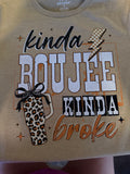 Kinda boujee kinda broke